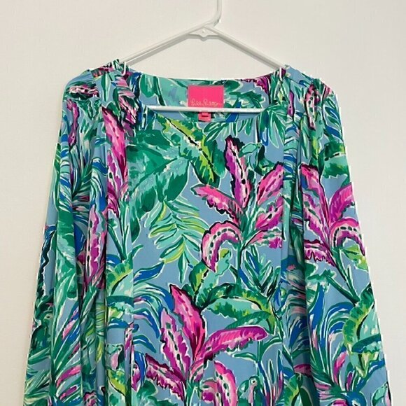 NEW NWT LILLY PULITZER Ellora Print Long Sleeve Dress Long Sleeve Fit Flare Mini - Picture 5 of 16